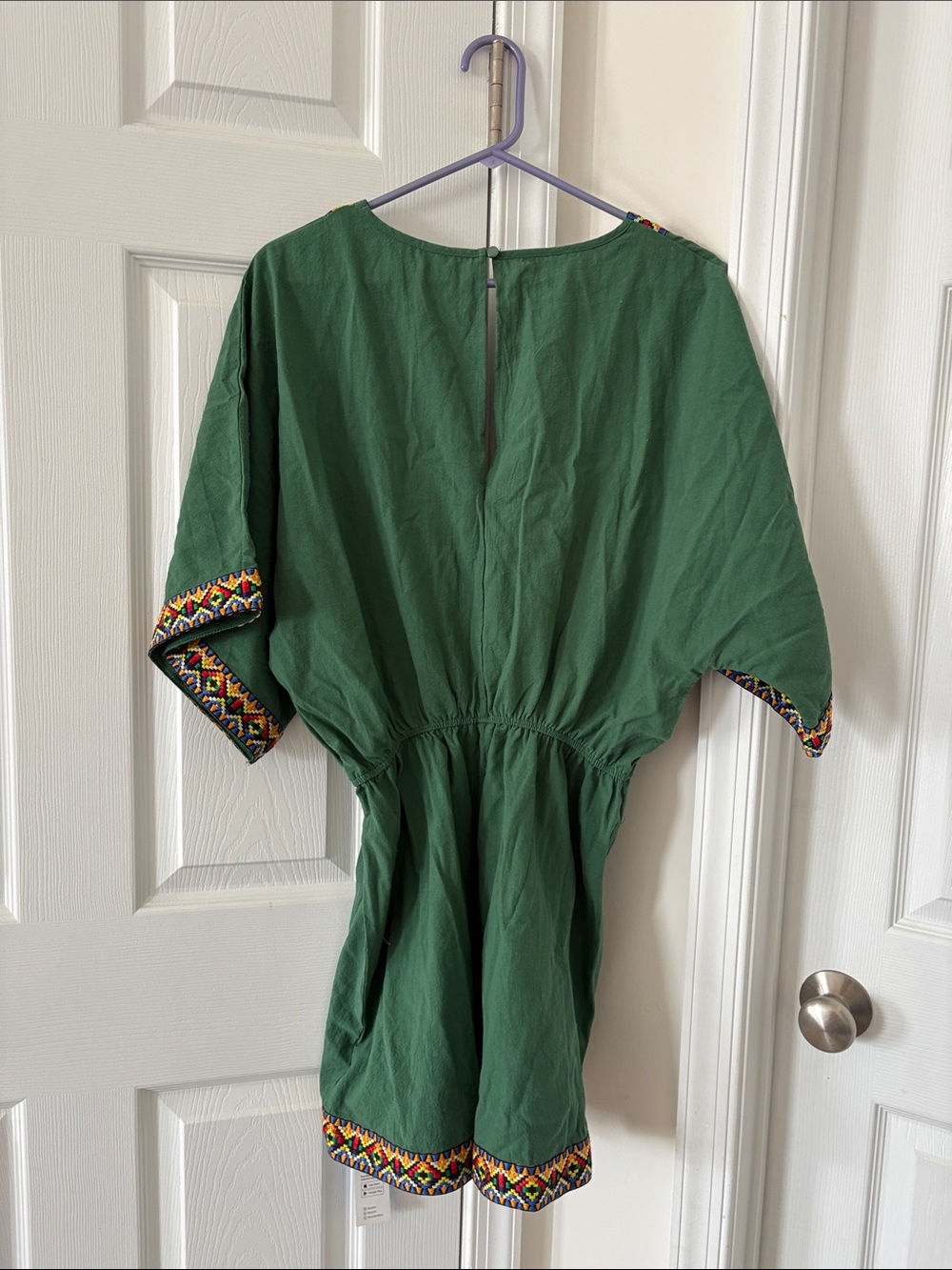 Cupshe Colorful Threads Green Romper - Picture 8 of 9